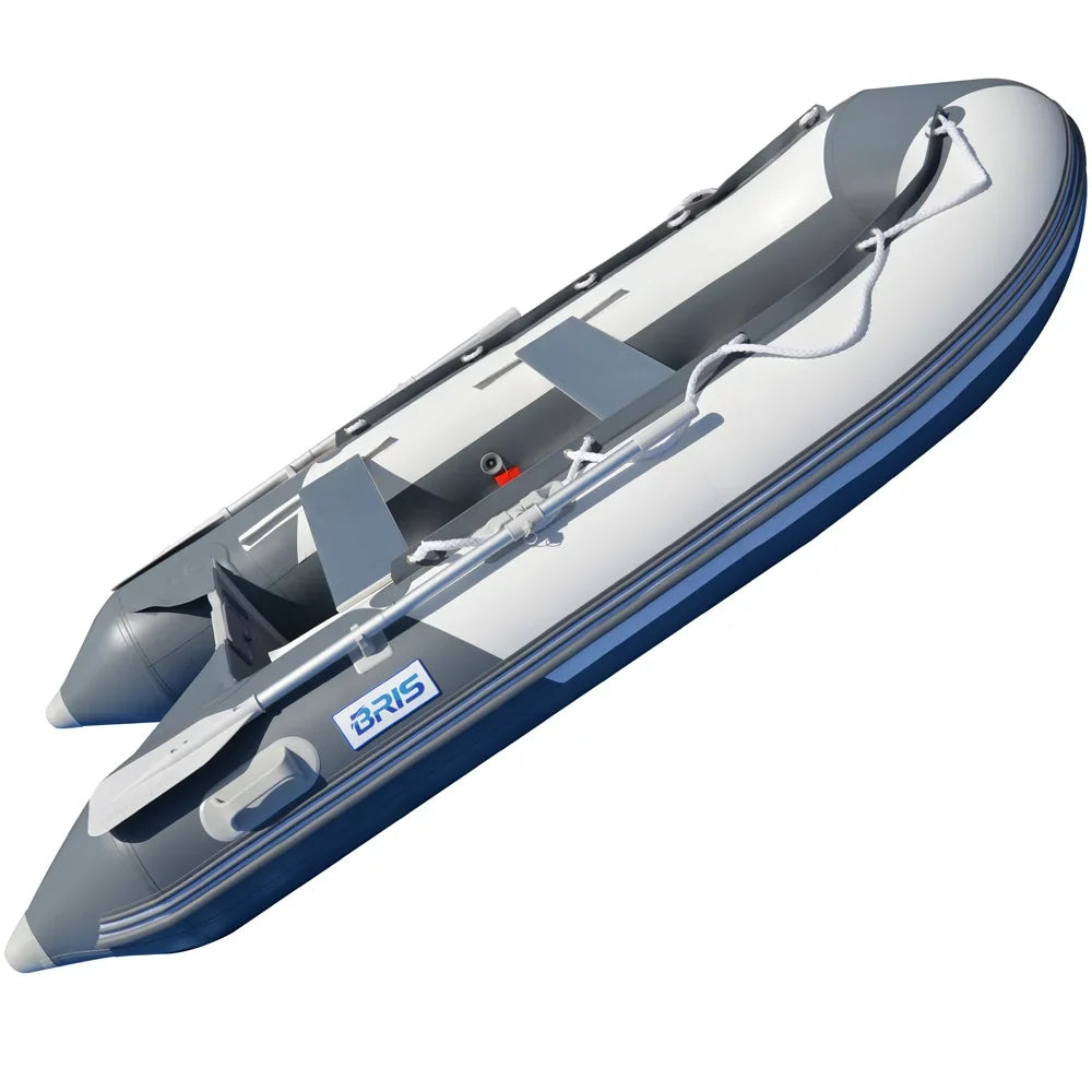 BRIS 9.8 Ft. Inflatable Vessel Dinghy Tender Raft with Aluminum floor