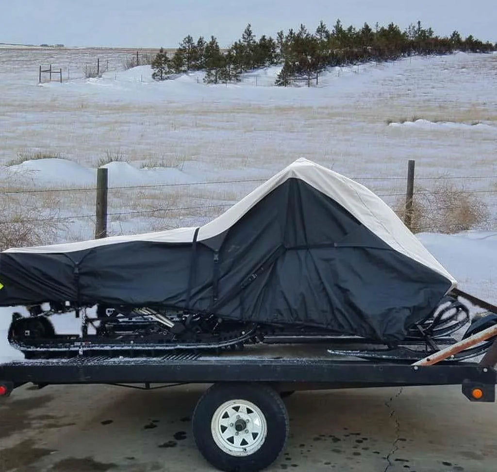 600D Snowmobile Travel and Storage Wrap Fitting for 2019-2023 Model Year Polaris Indy EVO Sleds. Slush and Mud Protection
