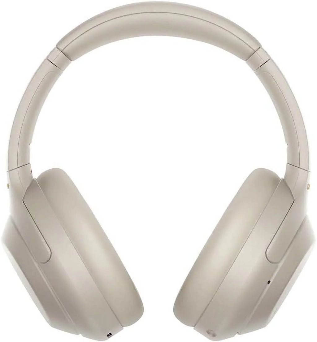 Sony WH-1000XM4 Wireless Noise-Canceling Over-Ear Headphones (Silver WH1000XM4) Bundle + Wall Charger with USB Type-C Cable
