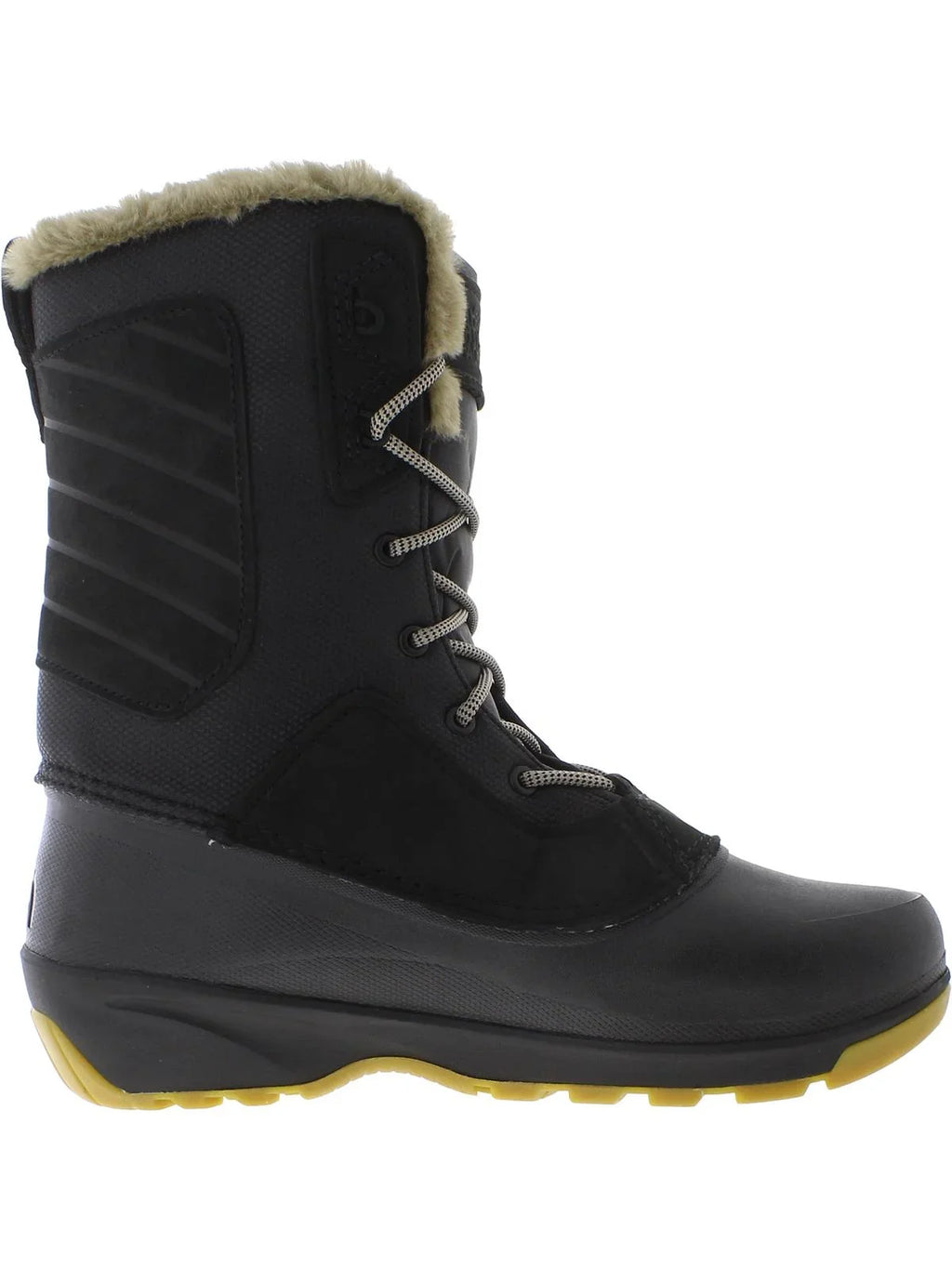 North Face Womens SHELLISTA IV Leather Faux Fur Winter & Snow Boots
