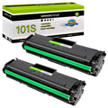 GREENCYCLE 2 Pack Matching for Samsung MLT-D101S 101S Black Toner Cartridge Replacement with ML-2165 ML-2165W SCX-3400 SCX-3405W SCX-3405FW Printer