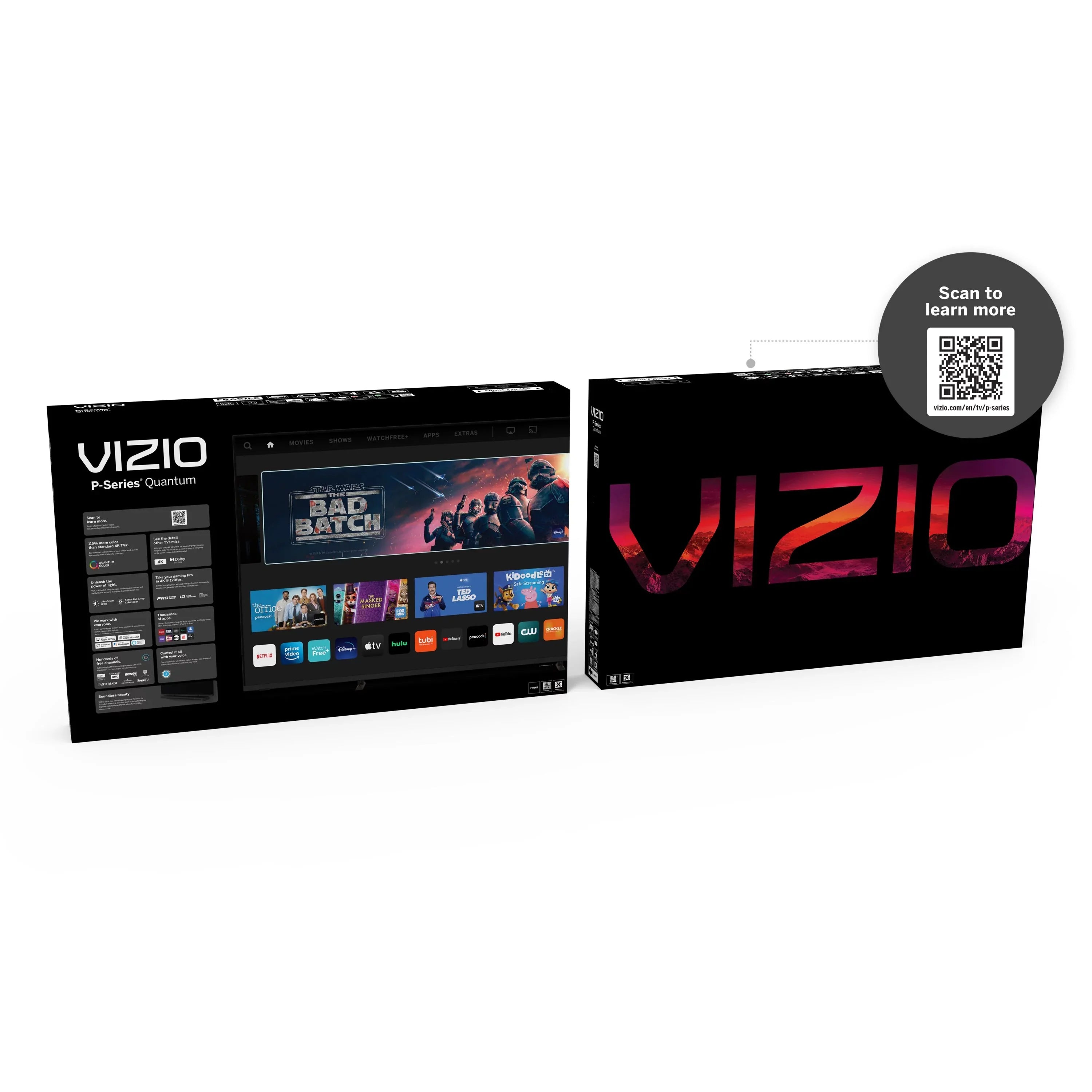 VIZIO 65" Class P-Series 4K QLED HDR Smart TV P65Q9-J01