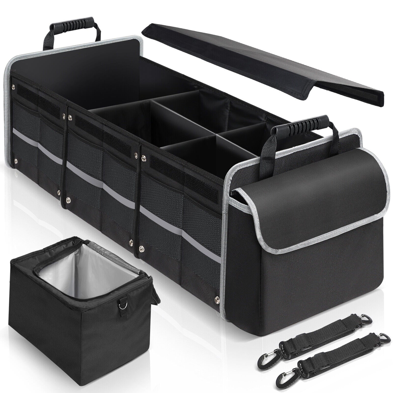 Car Trunk Organizer Multi Compartment Cargo Storage Container for SUV Truck US