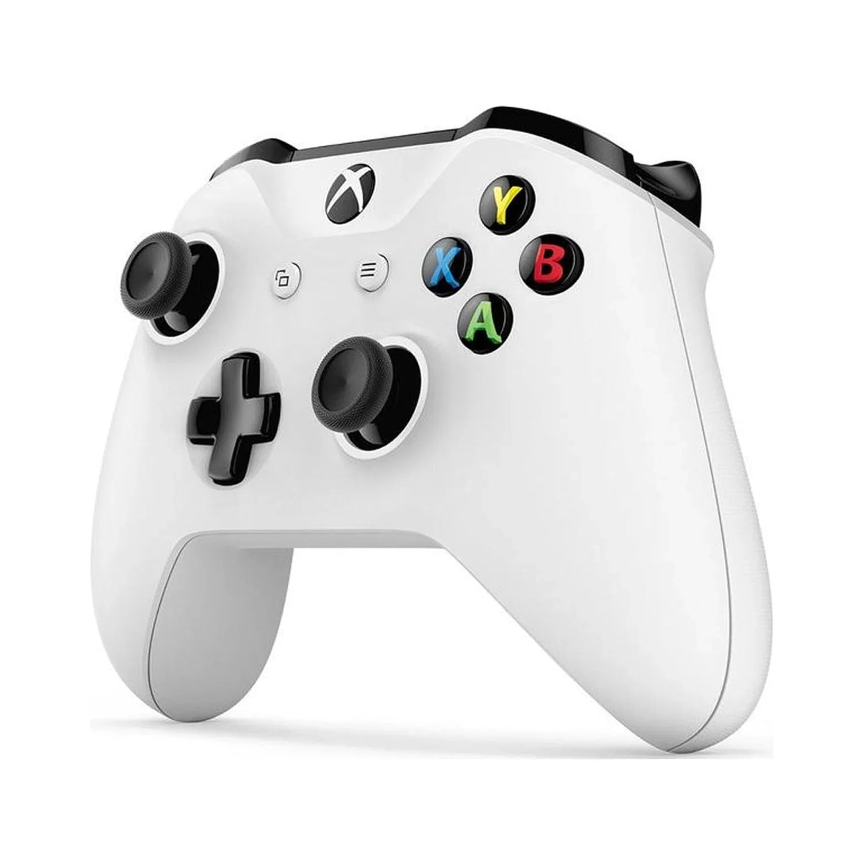 Pre-Owned Microsoft Xbox One S 1TB with 2 Controller, 4K Ultra HD White with BOLT AXTION Cleaning Kit Headset Bundle (Refurbished: Like New)