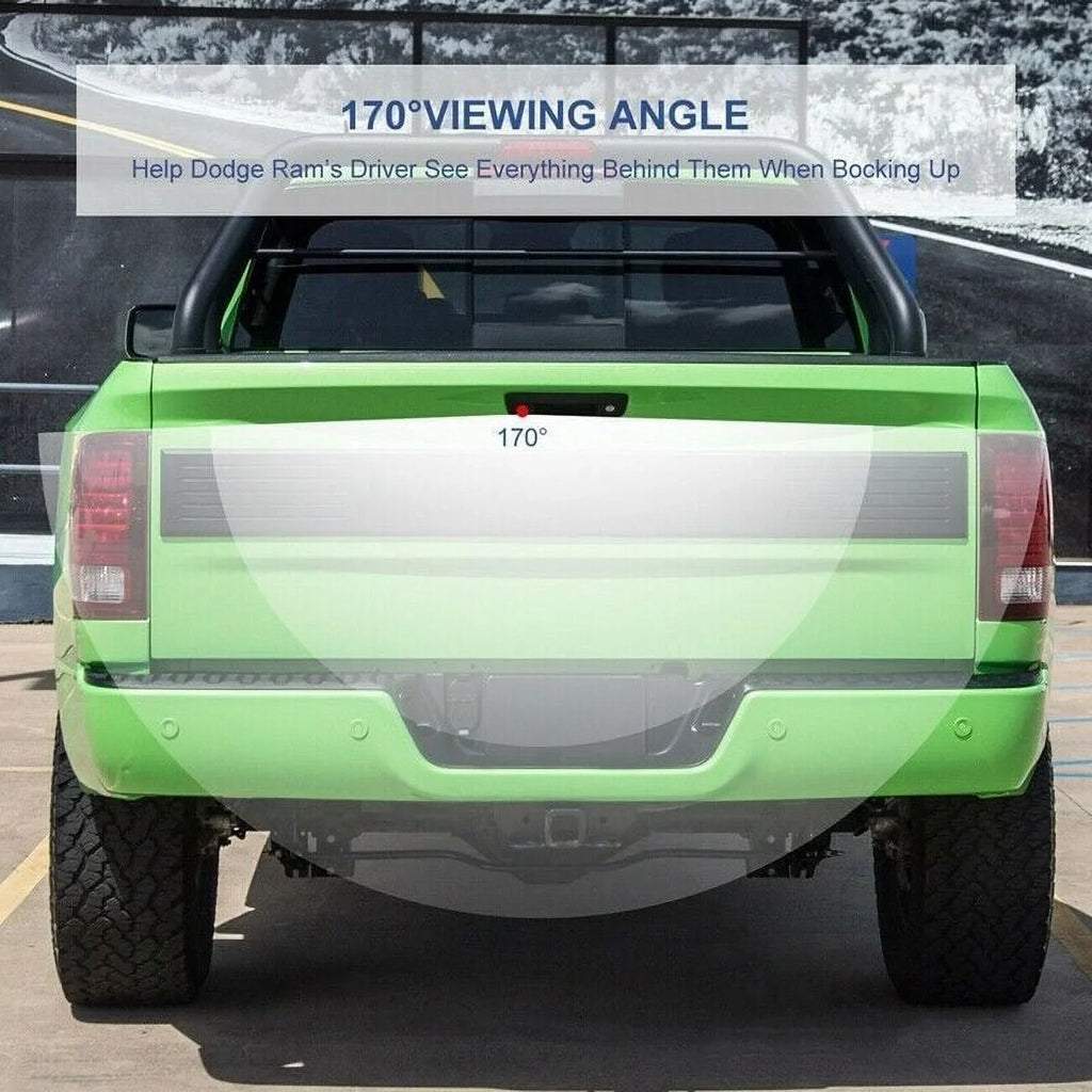 Enhance Safety with Tailgate Handle Backup Camera – Fitting with Dodge Ram 1500 (09-17) & 2500 3500 (10-19)