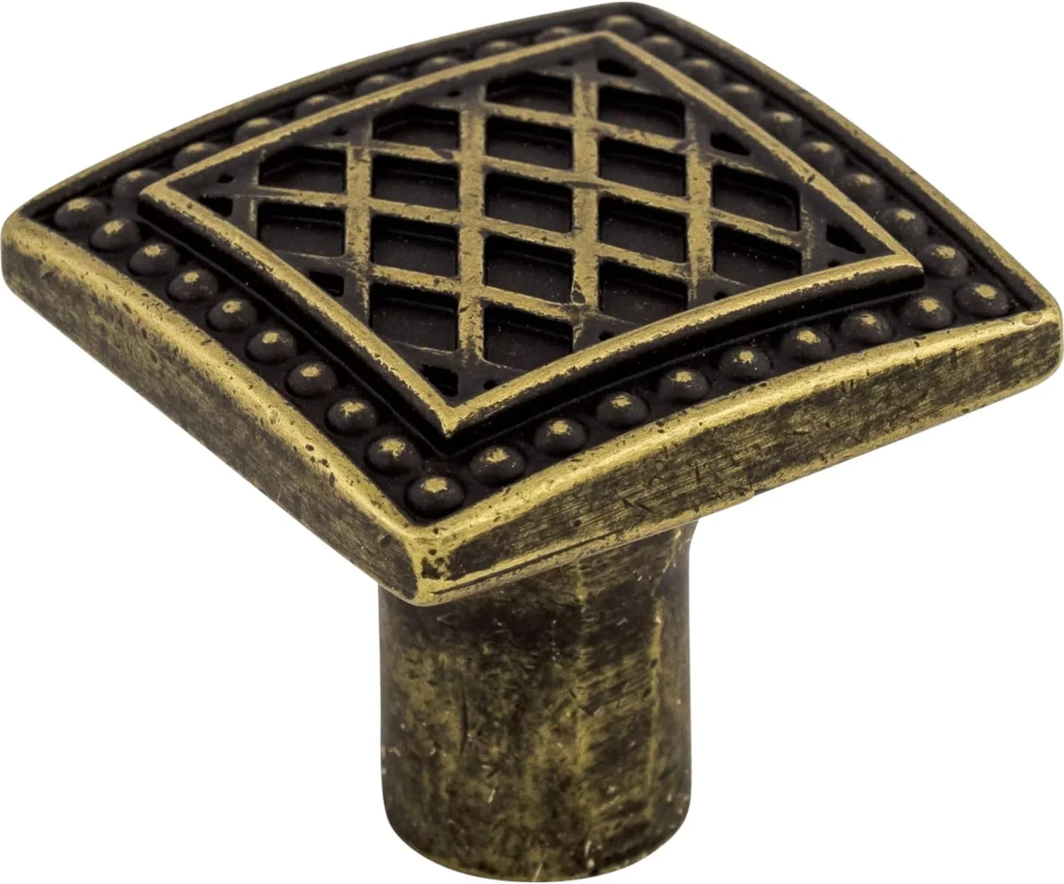 Trevi Square Knob Finish: Rouge