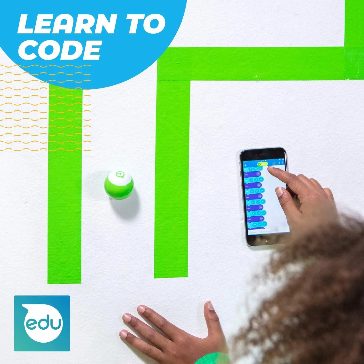 Sphero Mini (Red) App-Enabled Programmable Robot Ball - STEM Educational Toy for Kids Ages 8 & Up - Drive, Game & Code Play & Edu App