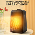 JahyShow Portable Space Heater - Keep Warm Anywhere - Adjustable Thermostat, 3 Modes - Black Office and Home Heater