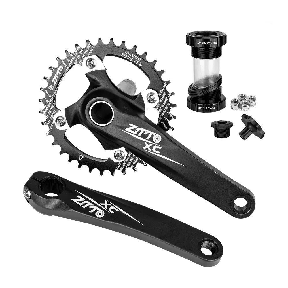 Nebublu 1x10 Speed MTB Derailleurs Shifter Groupset Bike Crankset 11-50T Cassette Flywheel 10 Speed Chain - Smooth and Precise Shifting for MTB Mountain Bike