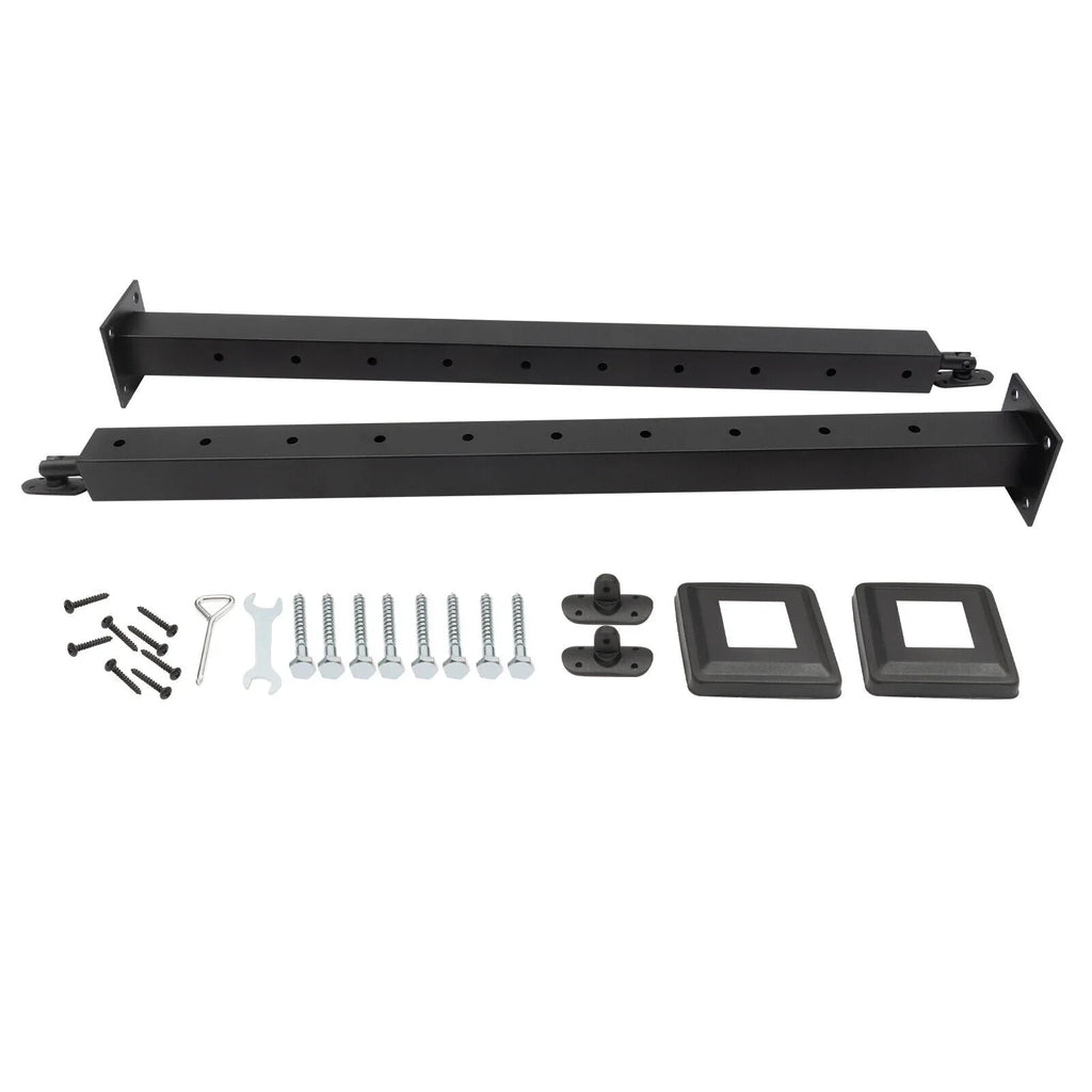 Cable Railing Post 36''x2''x2'' Stainless Steel Square Fence Post Level Two Sides Pre-Drilled for Wood Concrete Level Deck Cable Railing System