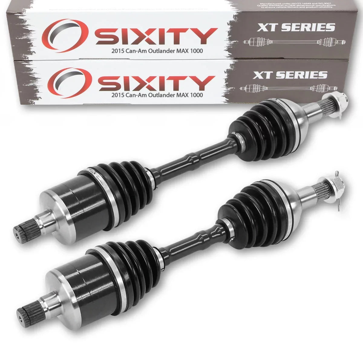 2 pc Sixity XT Rear Left Right Axle Fitting with Can-Am Outlander MAX 1000 2015 - EFI 4X4
