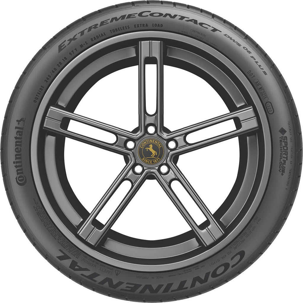 Continental ExtremeContact DWS06 PLUS All Season 275/35ZR18 95Y Passenger Tire Fits: 2006-07 Chevrolet Corvette Z06, 2008 Chevrolet Corvette 427 Limited Edition Z06