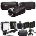 Sony HDR-CX405 HD Handycam + Extra Battery + LED - 16GB Kit