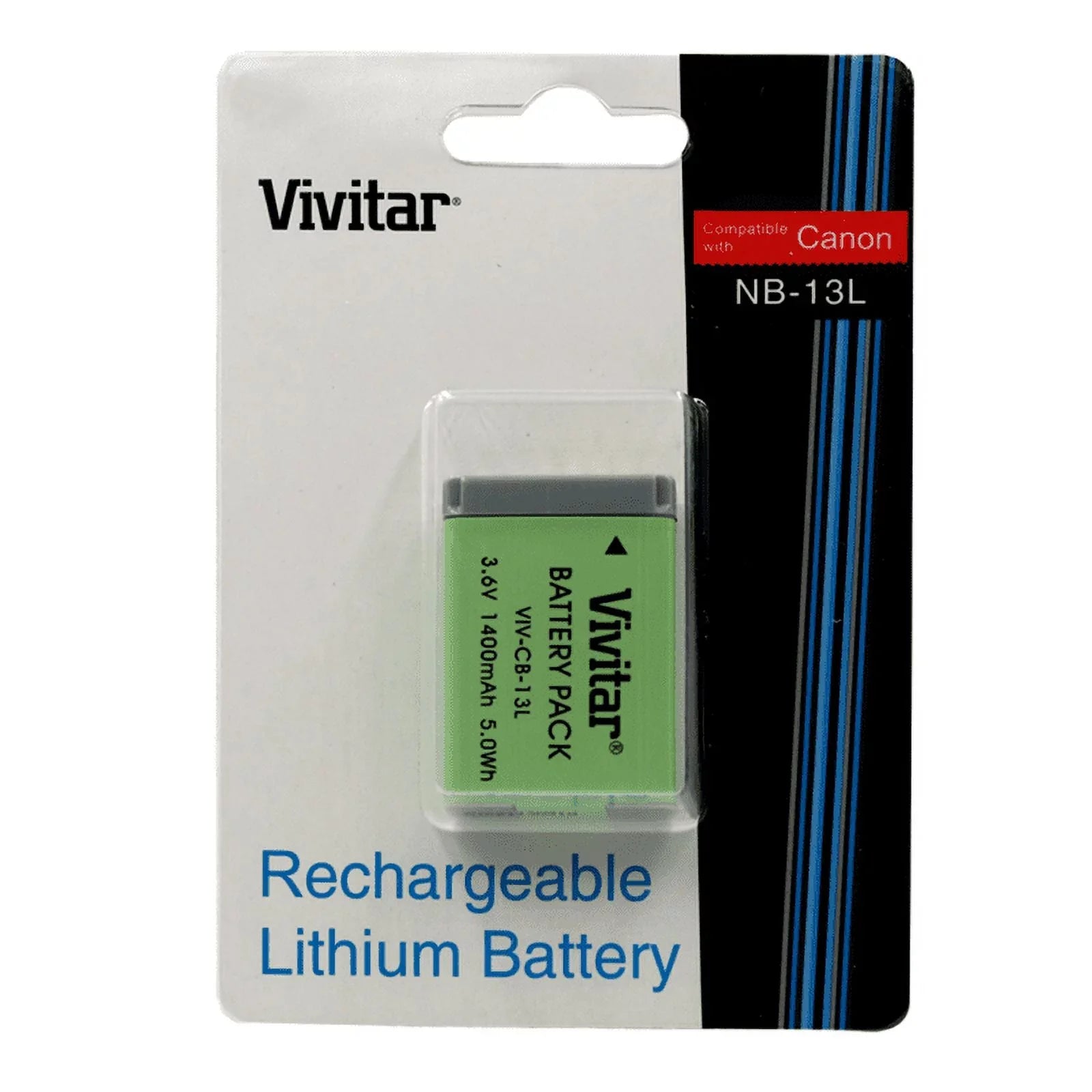 Vivitar Rechargeable Replacement Battery Canon NB 13L for Canon PowerShot G9 X Mark II Digital Camera