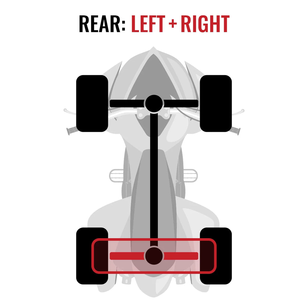 2 pc Sixity XT Rear Left Right Axle Fitting with Can-Am Outlander MAX 1000 2015 - EFI 4X4