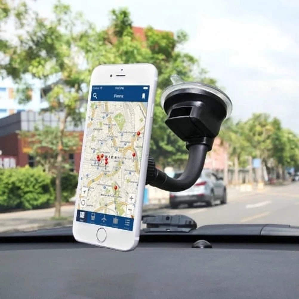 Holder Magnetic Car Mount Dash Windshield Gooseneck N7Q for Nubia Red Magic 3 / 3S - OnePlus 6, 6T, 7T, 7 Pro - Razer Phone 2 - RED Hydrogen One - Samsung Galaxy Sky S9 Plus, S8 Plus S7