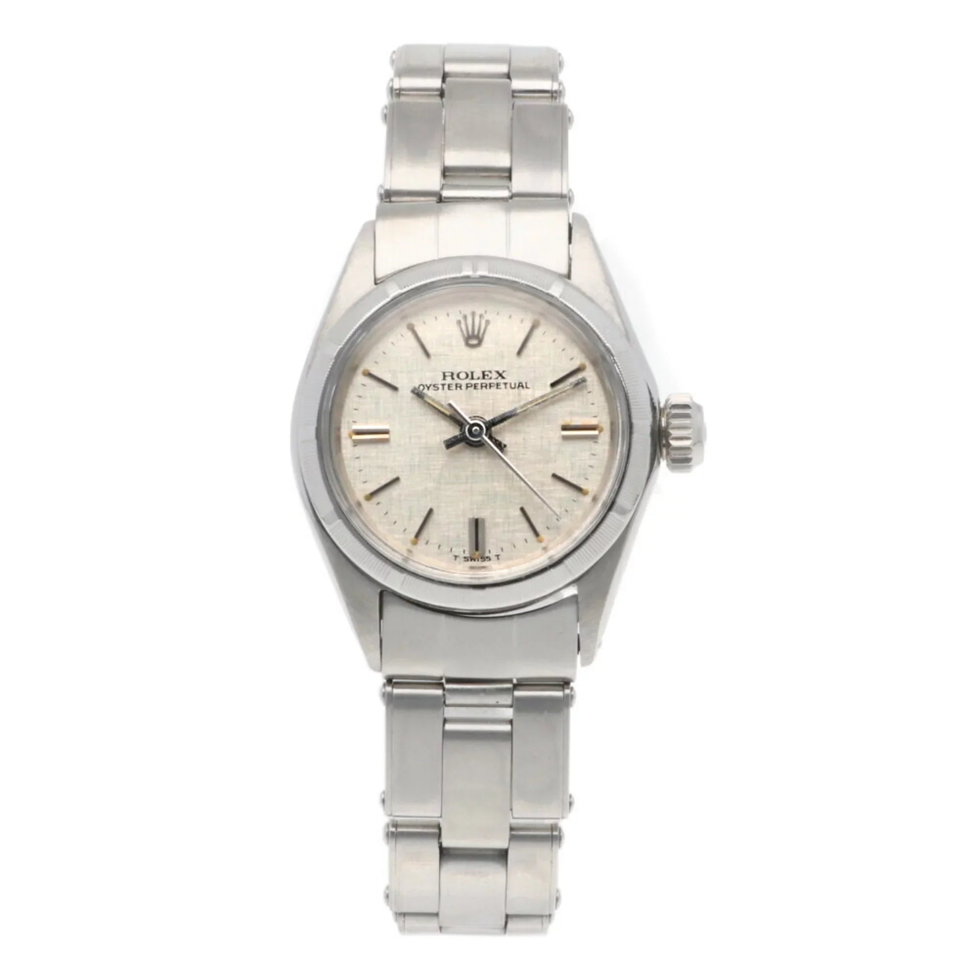Pre-Owned Rolex Oyster Perpetual Watch Stainless Steel 6623 Automatic Winding Women's ROLEX (Fair)