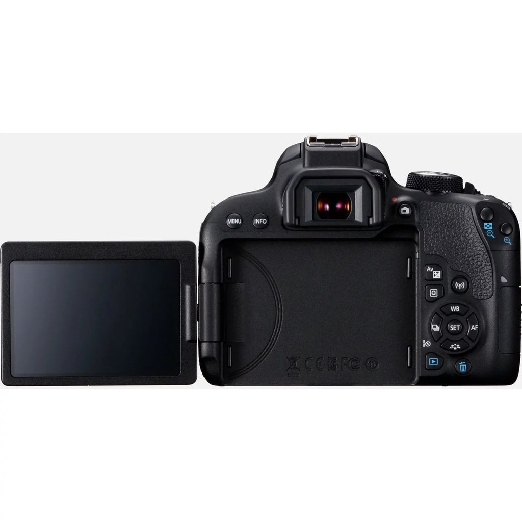 Canon EOS 800D 24.2 Megapixel Digital SLR Camera with Lens, 0.71", 2.17", Black