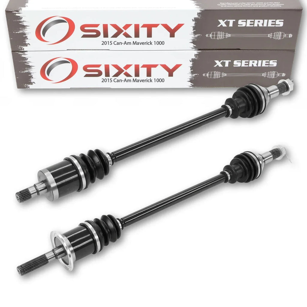 2 pc Sixity XT Front Left Right Axle Suitable with Can-Am Maverick 1000 2015 - MAX 1000 XDS DPS 4X4