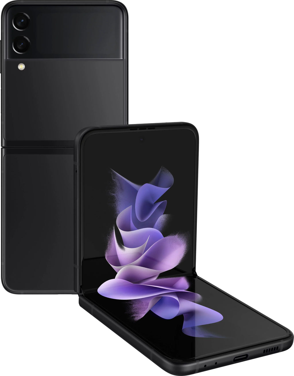 Pre-Owned Samsung Galaxy Z Flip 3 5G F711U 128GB Black Unlocked Smartphone (Refurbished: Good)