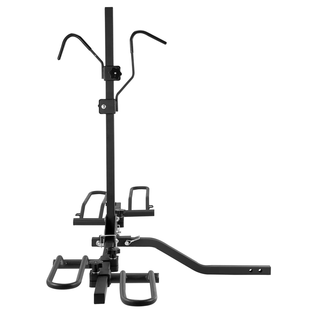 BENTISM 2-Bike Rack 80LBS Hitch Mount Folding Carrier Car Truck SUV 1.25"/2" Receiver