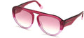 Victoria's Secret 0021 Red Gradient Sunglasses W/ Red Gradient Lens