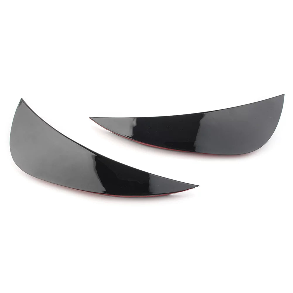 BFY Car Front Bumper Air Vent Shield Trim Glossy Black ABS For Mercedes Benz W205 AMG C-Class C180 C200 C300 C400 2015 2016 2017 2018