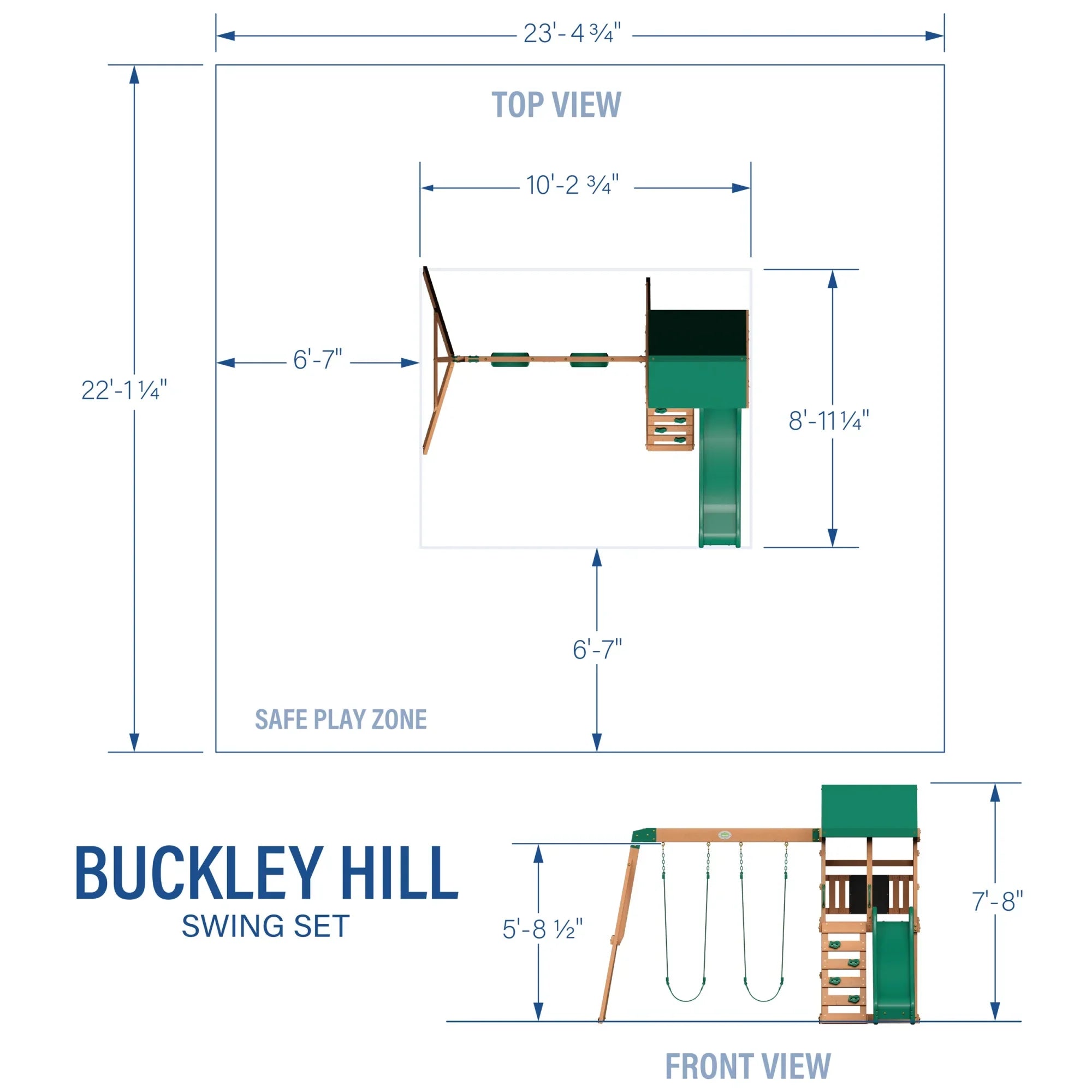 Backyard Coating Latch Hill Swing Set