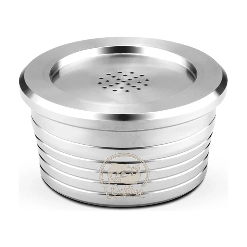 Suzicca Stainless Steel Reusable Coffee Capsules Reusable Coffee Capsule Cup Filter Matching with Delta Q