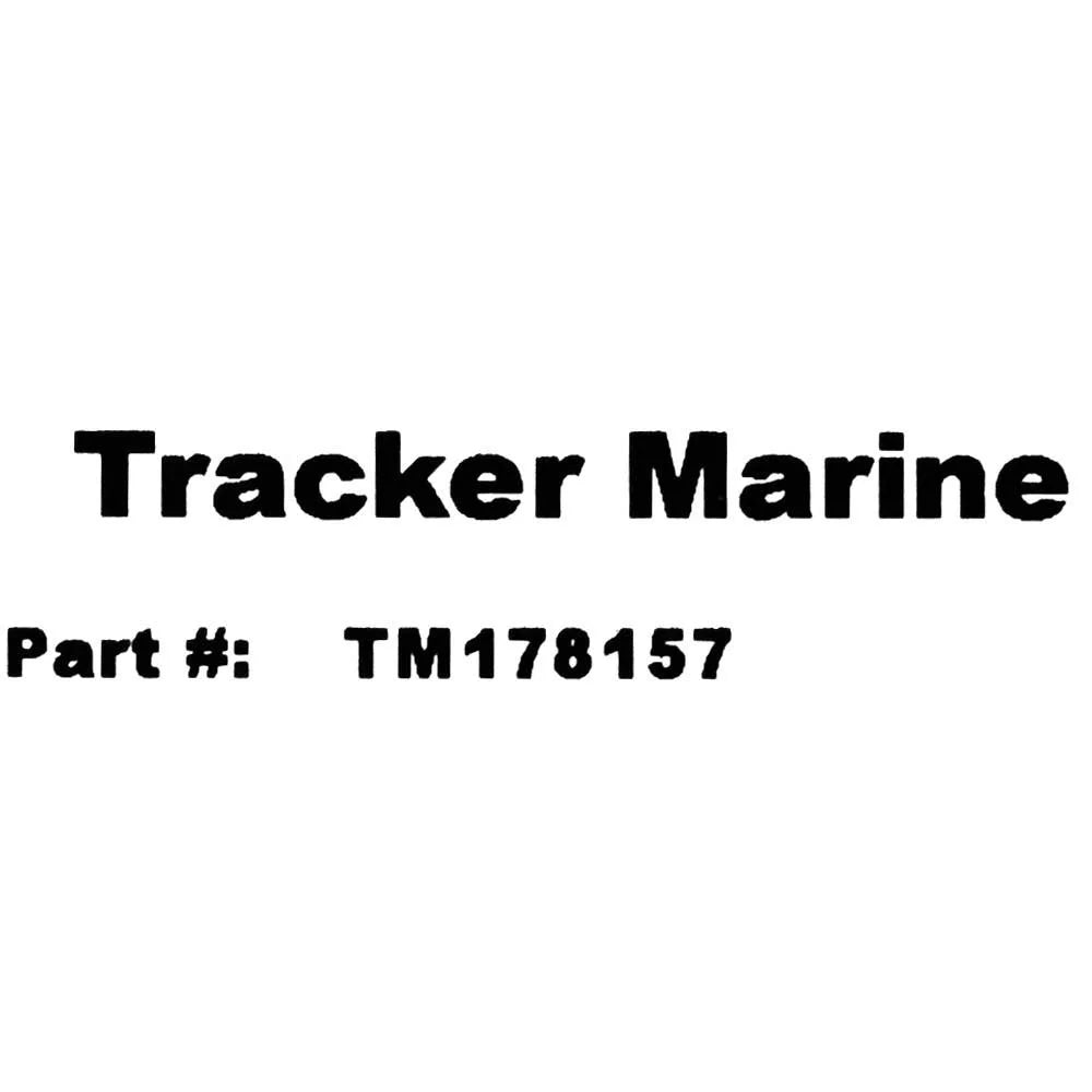 Tracker Watercraft Non-Skid Mat TM178157 | 10 1/4 x 7 3/4 Inch Black Rubber