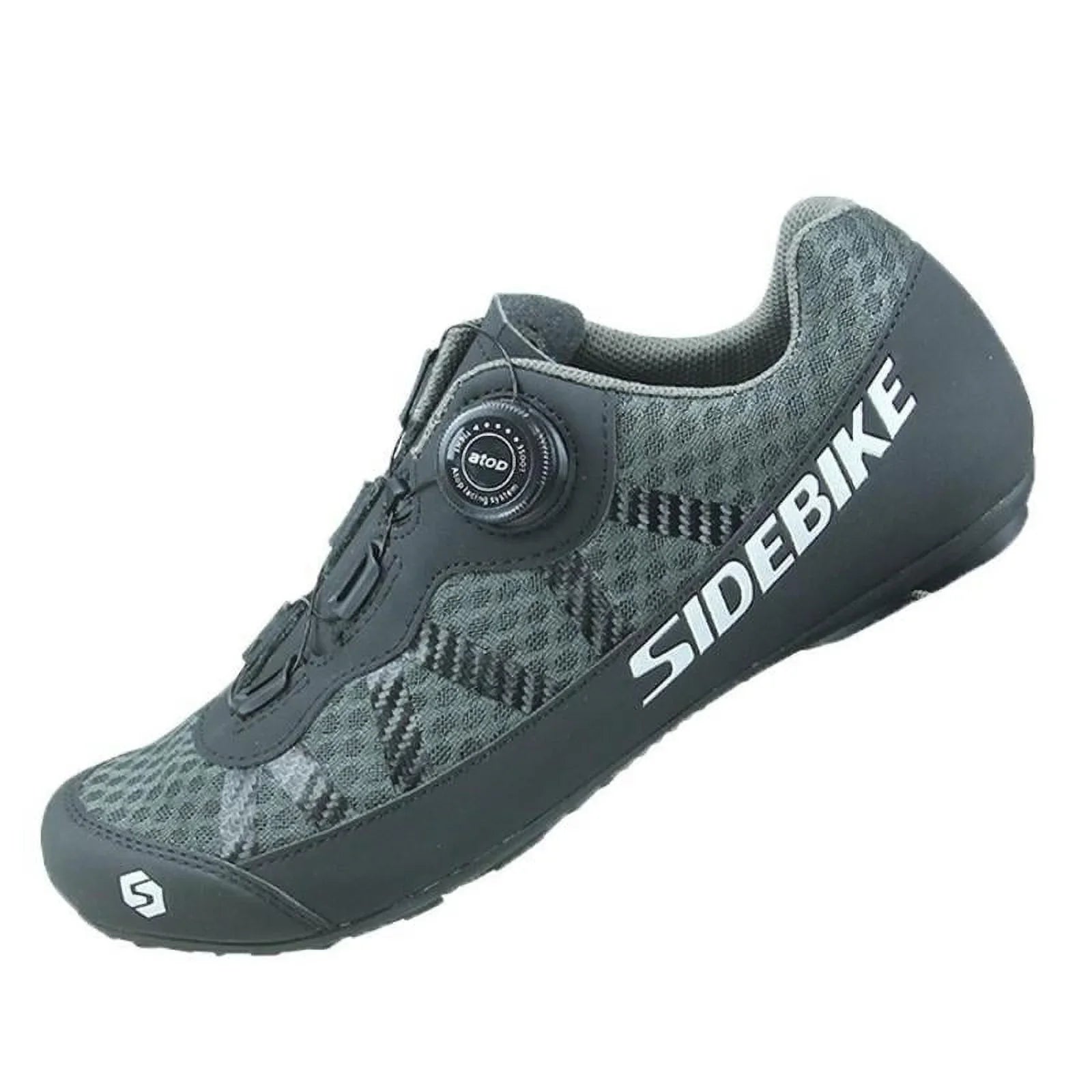 Optimal Women Men Sports Shoes Bike Biking Running Hiking Adults - Gray, 44