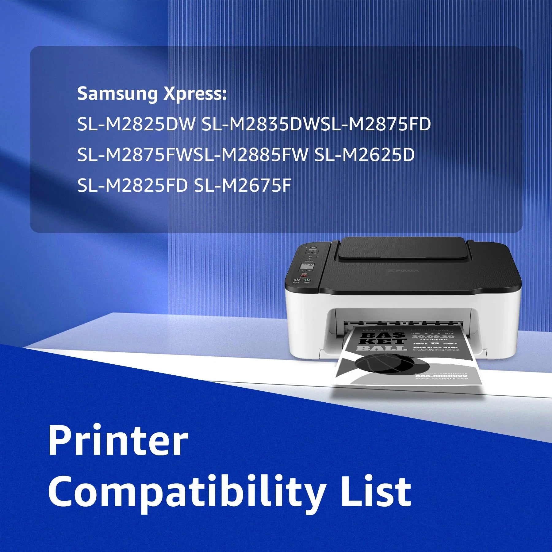 MLT-D116L Toner Cartridge Suitable for Samsung 116L MLT-D116L MLTD116L MLT116L, Use with Samsung Epress SL-M2825DW SL-M2835DW SL-M2885FW SL-M2875FD SL-M2875FW SL-M2625D Printer, 3 Black