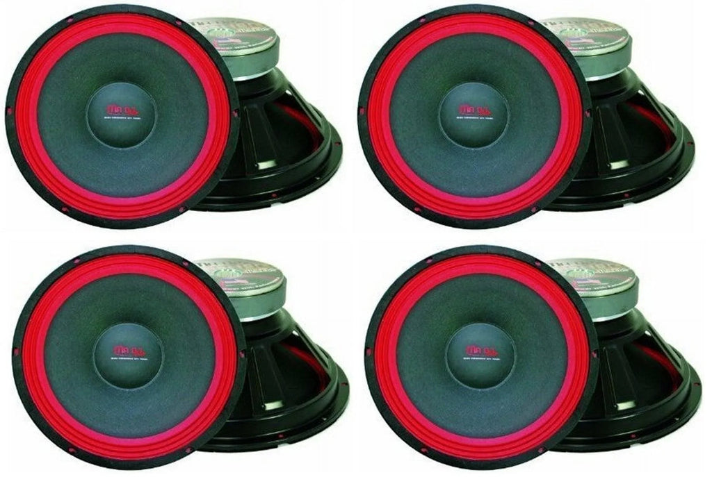 4 MR DJ 12" Raw Replacement DJ PA Speaker Subwoofer 8 Ohm Woofer 40oz Magnet