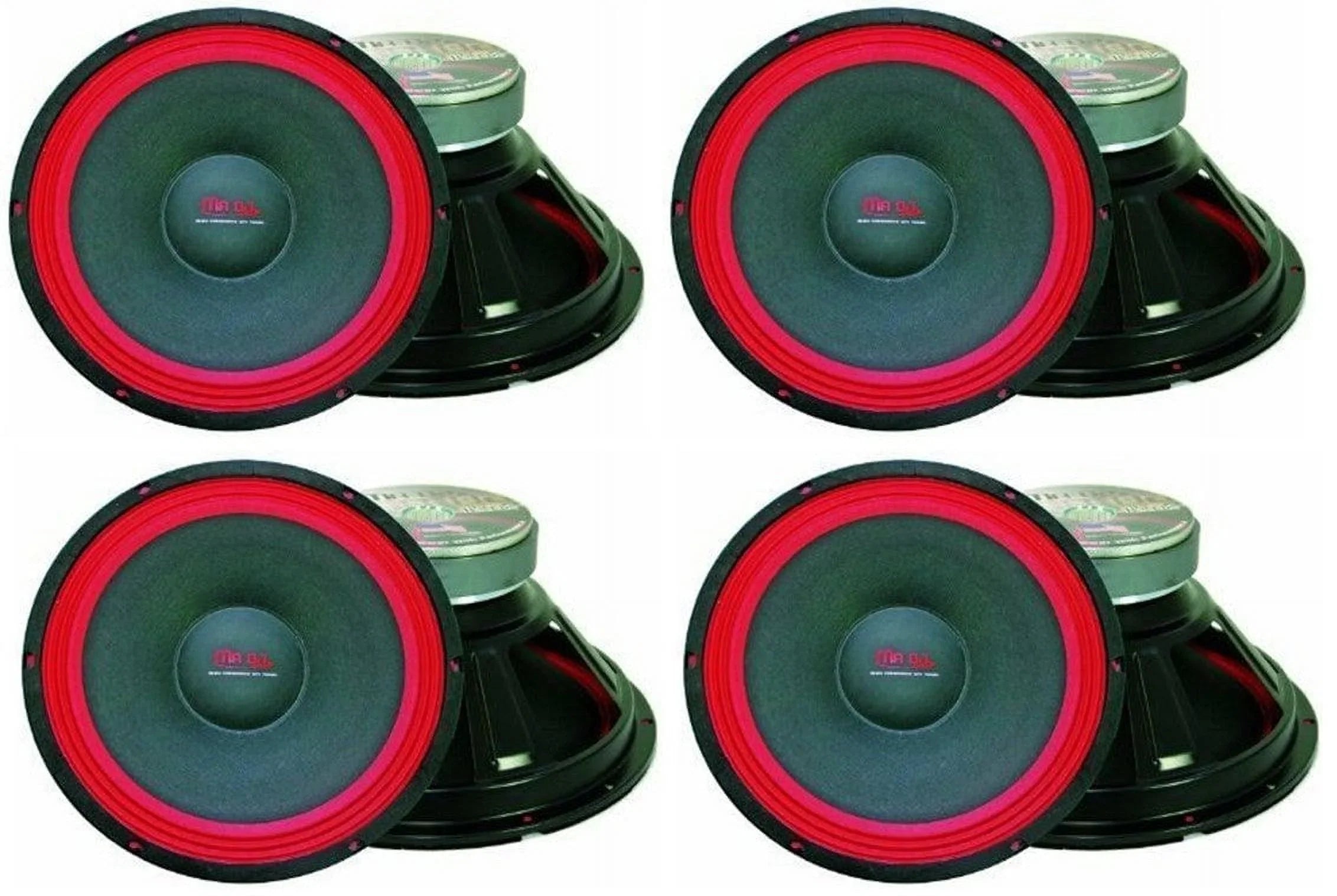 4 MR DJ 12" Raw Replacement DJ PA Speaker Subwoofer 8 Ohm Woofer 40oz Magnet
