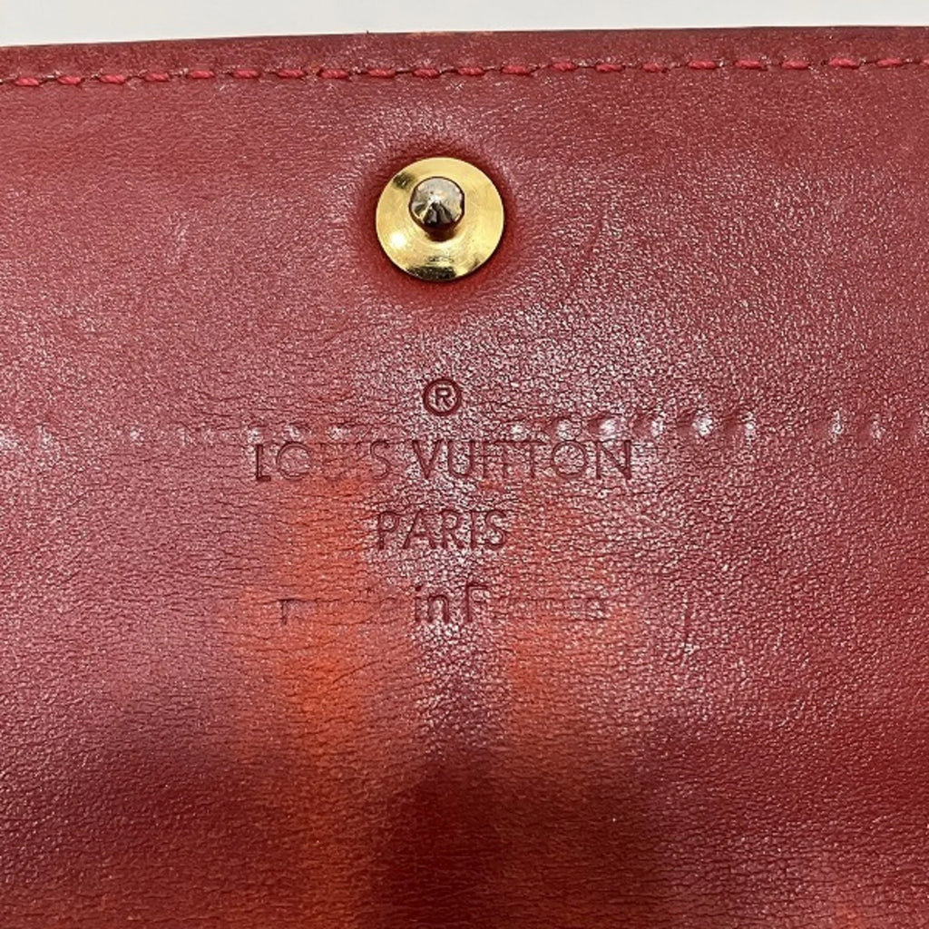 Pre-Owned Louis Vuitton Monogram Vernis Portefeuille Sarah M93530 Long Wallet Women's (Good)