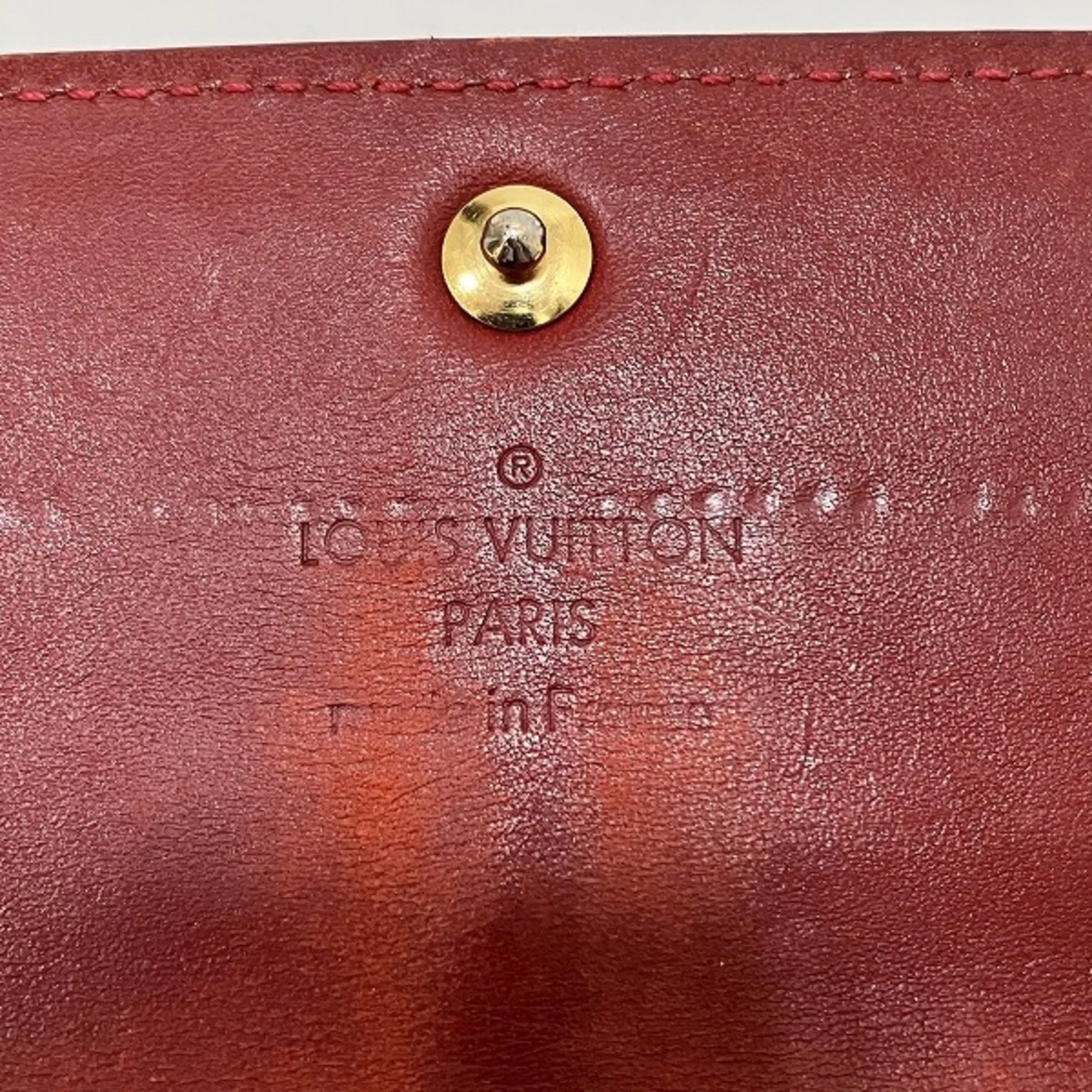 Pre-Owned Louis Vuitton Monogram Vernis Portefeuille Sarah M93530 Long Wallet Women's (Good)