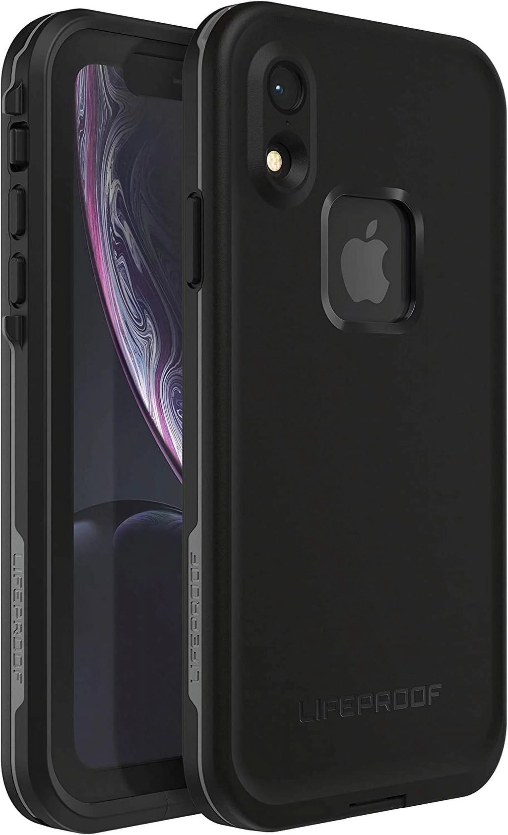 LifeProof FRE Series Waterproof Case for iPhone XR, Asphalt