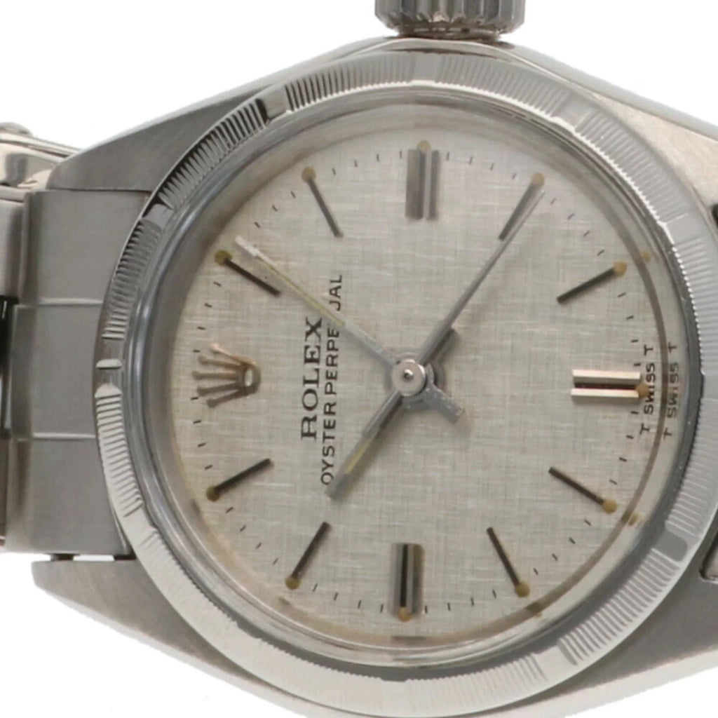 Pre-Owned Rolex Oyster Perpetual Watch Stainless Steel 6623 Automatic Winding Women's ROLEX (Fair)