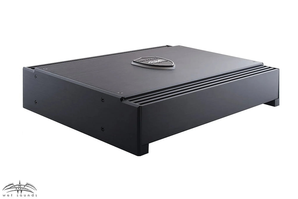 Wet Sounds For Malibu G3: Two Pairs of REV10B-SC 10" Black Swivel Tower Speakers with G3 Adapters & SD2 Amplifier
