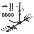 BENTISM 2-Bike Rack 80LBS Hitch Mount Folding Carrier Car Truck SUV 1.25"/2" Receiver