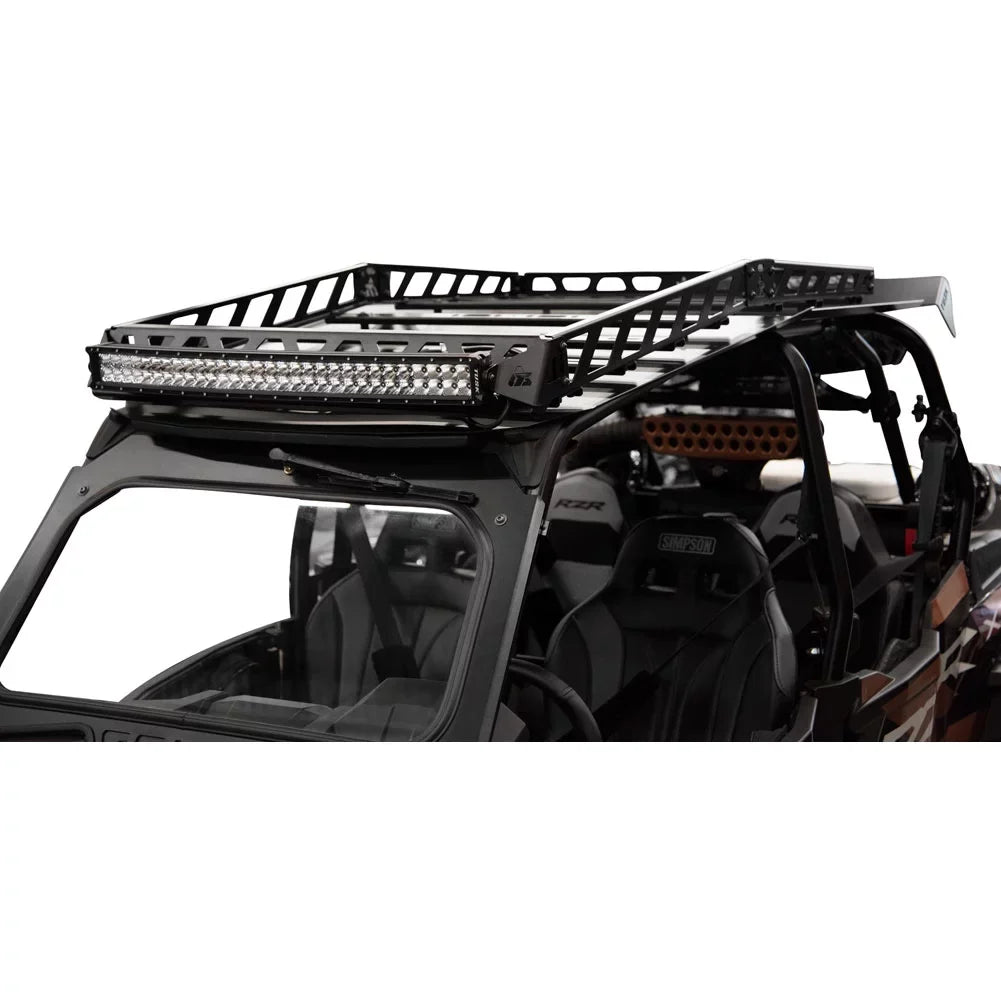 Tusk UTV Adventure Roof Rack Rack with Force Roof and V2 30" Lt. Bar For POLARIS RZR XP 4 Turbo Limited Edition 2019
