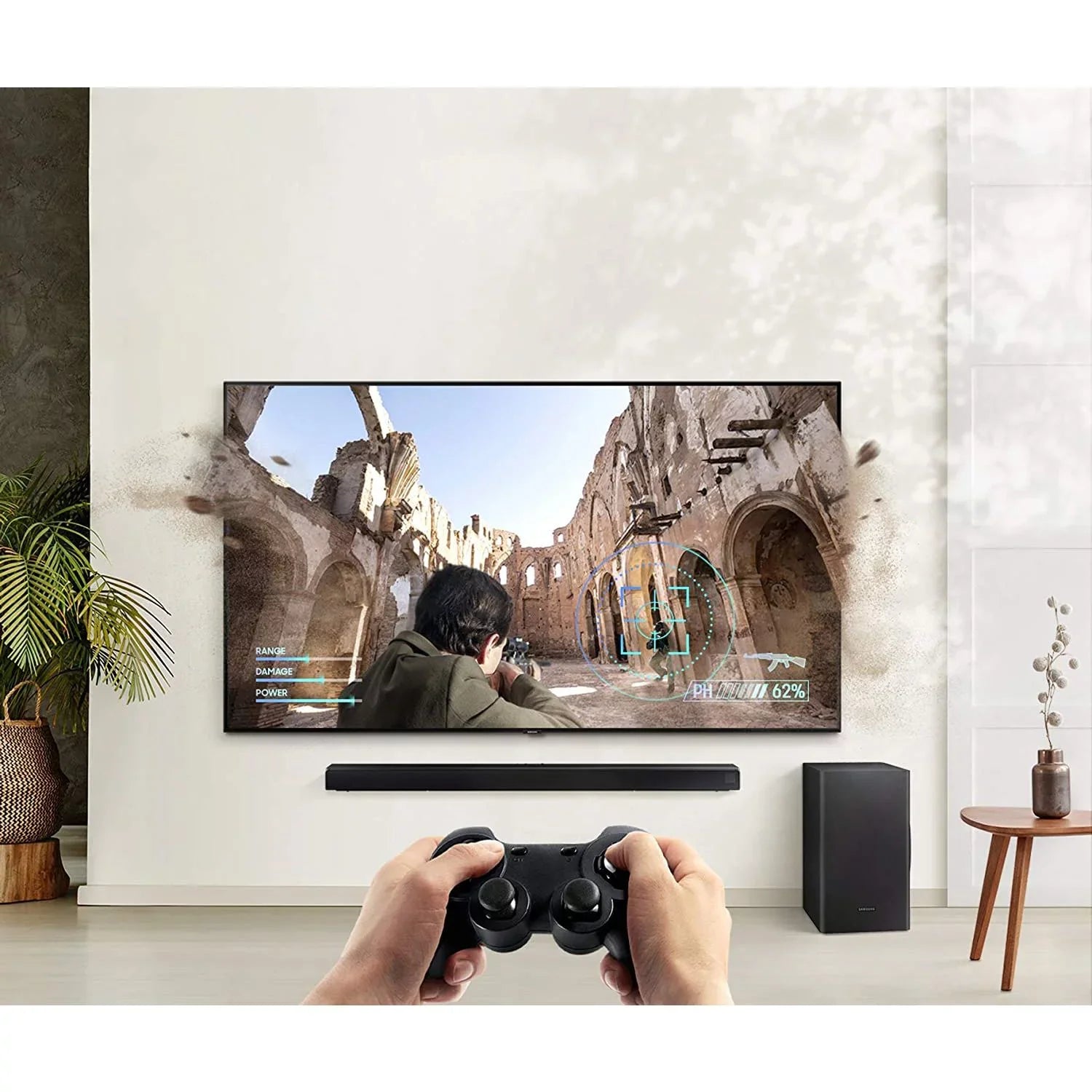 Restored Samsung HWT650 Soundbar with Dolby Audio and DTS Virtual:X 3D Surround Sound (Refurbished)