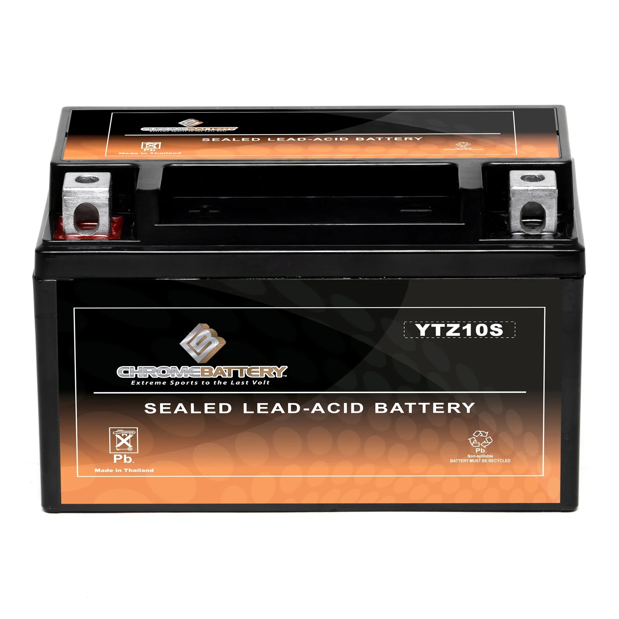 Chrome Battery YTZ10S-BS (YTZ10S 12 Volt,8.6 Ah, 190 CCA) Motorcycle Battery for Suzuki Gsx-r1000, Z, Al8 1000 Cc Years (2017 - 2018)
