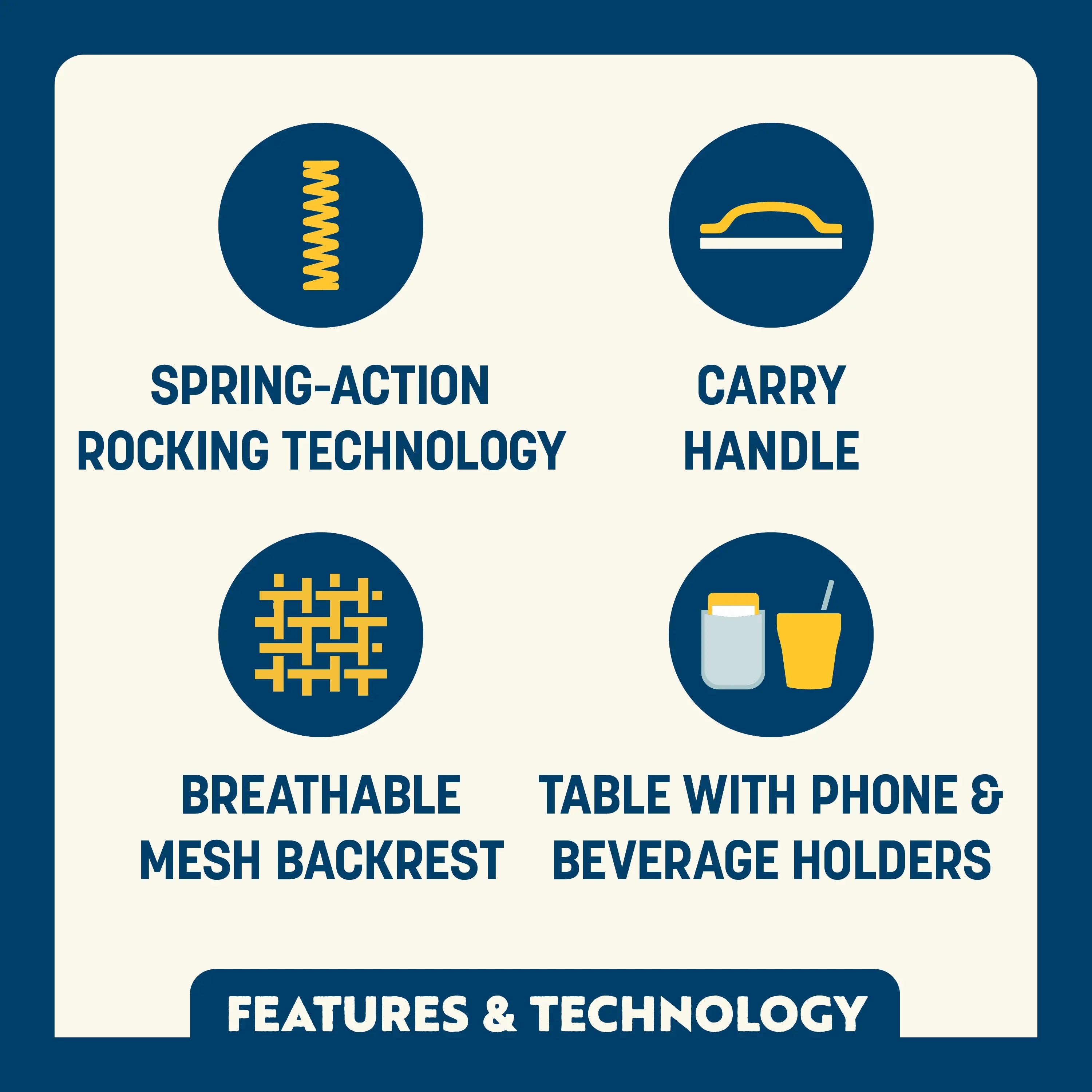 Freestyle Rocker™ with Side Table | Cut UQ21