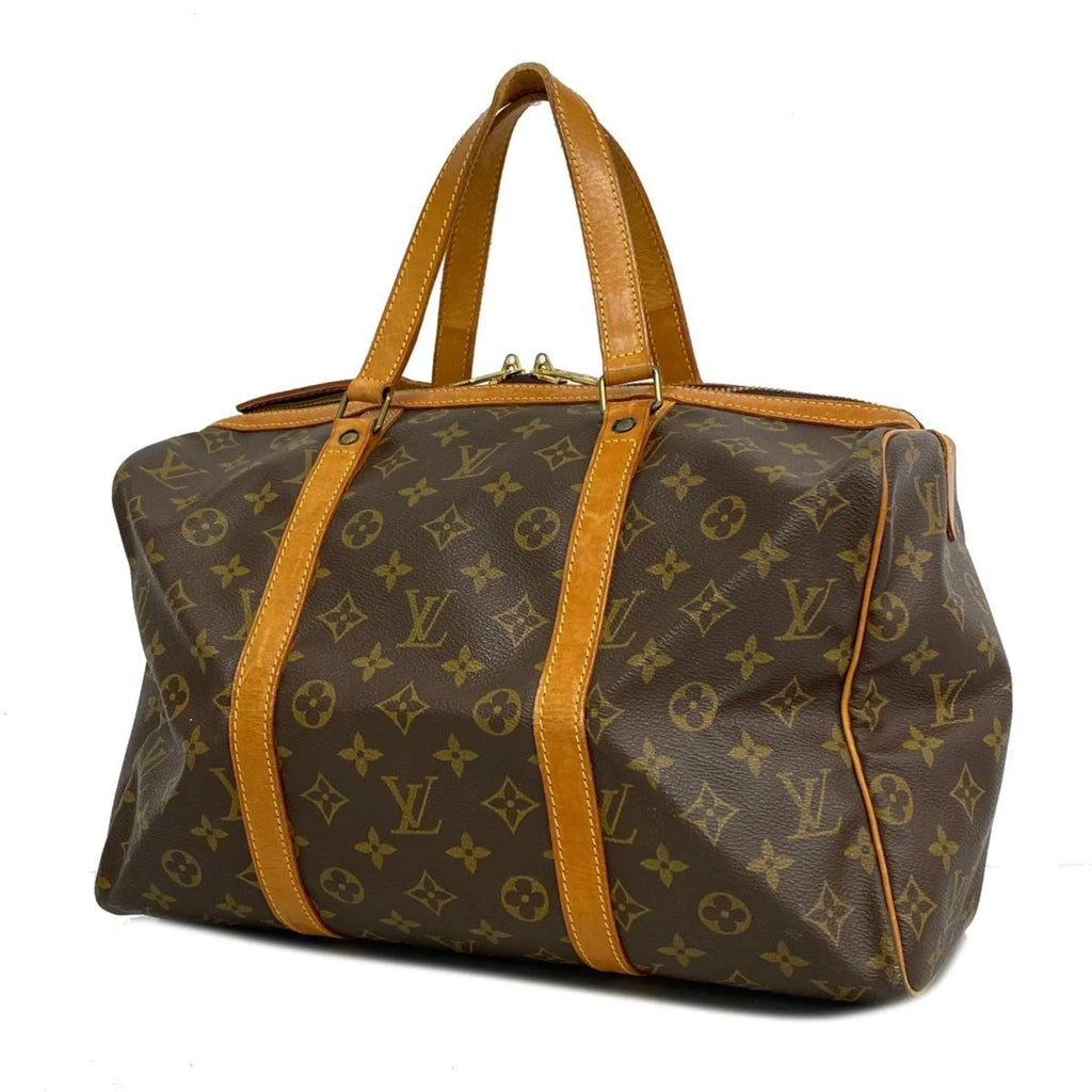Pre-Owned Louis Vuitton Boston Bag Monogram Saxe Souple 35 M41626 Brown Men's Women's (Good)