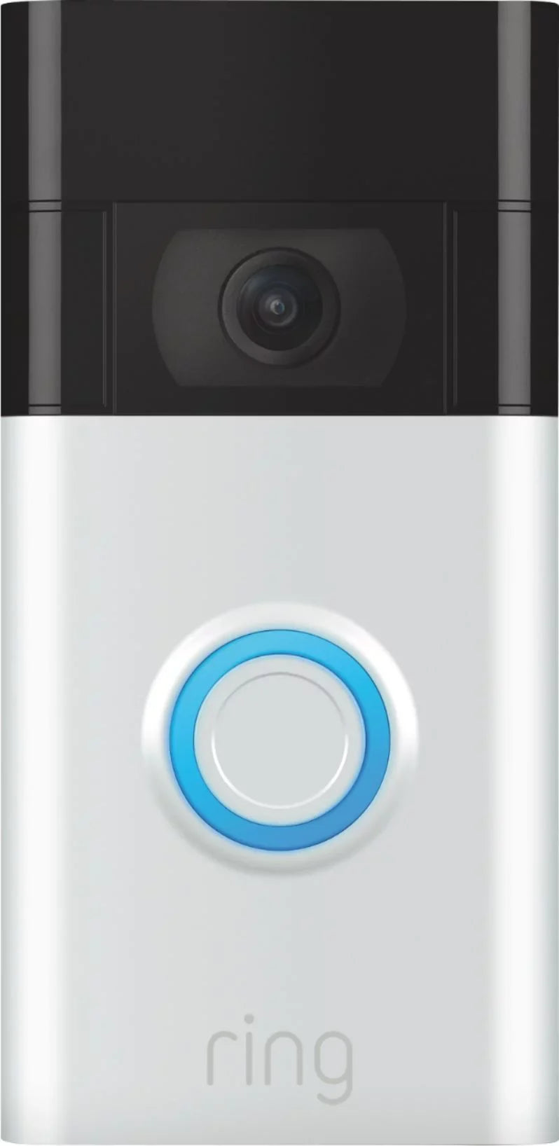 Ring_Video Doorbell Battery or Wired Satin , 1080p , Savings Story Cleaning Cloth, Camera, 6 in