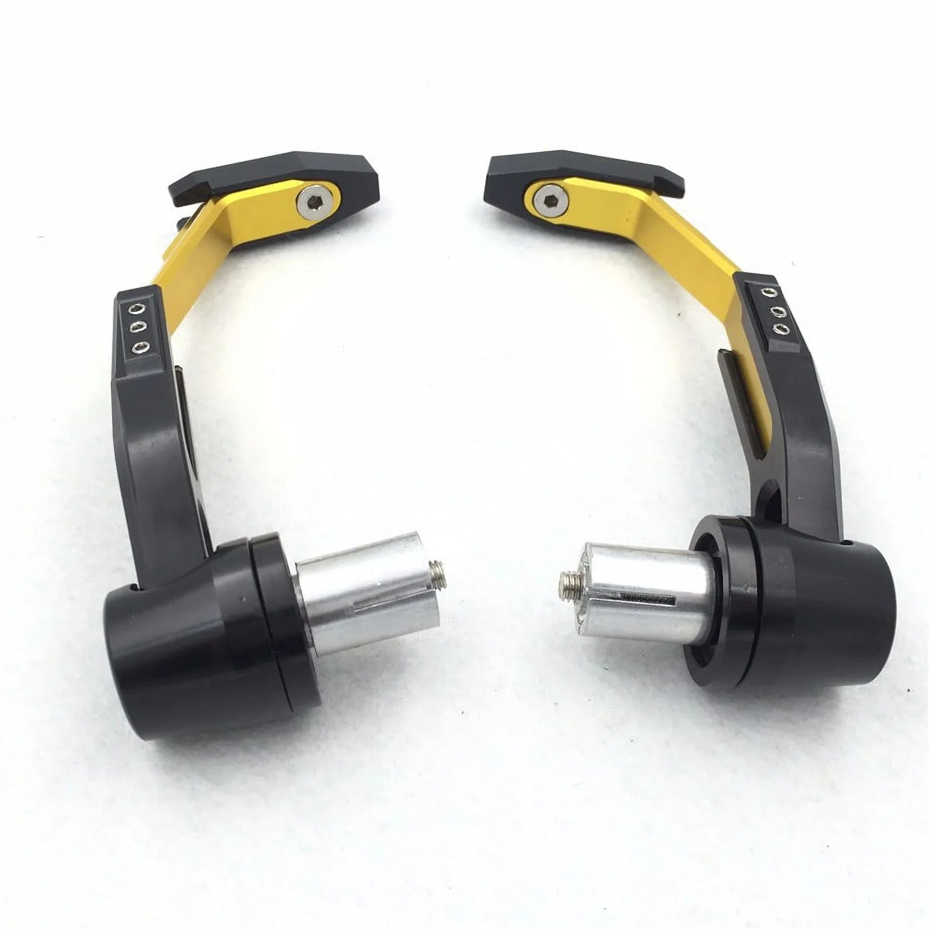 HTT-MOTOR Motorcycle Adjustable Angel Length Gold Black Total CNC 22mm Protector Proguard Pro Brake Clutch Lever Protect Guard For Suzuki GSX GSXR Hayabusa RM DR Kawasaki Ninja Aprilia Climber
