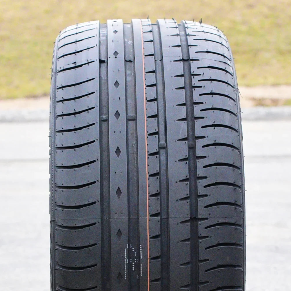 Pair of 2 (TWO) Accelera Phi 235/40ZR18 235/40R18 95Y XL A/S High Performance Tires Fits: 2012-18 Ford Focus Titanium, 2017-23 Honda Civic Sport Touring