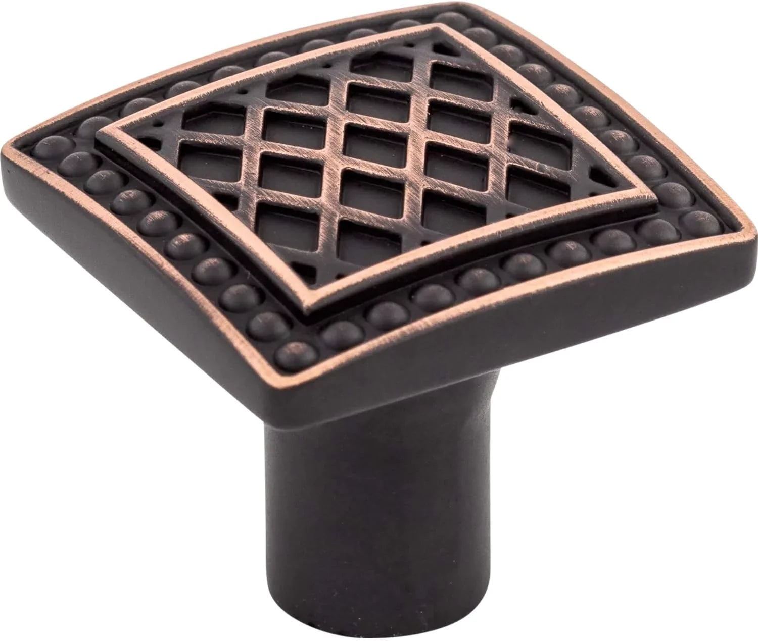 Trevi Square Knob Finish: Rouge