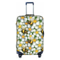 Kll Bees And Flower Luggage Wrap Suitcase Wrap Suitcase Protector-